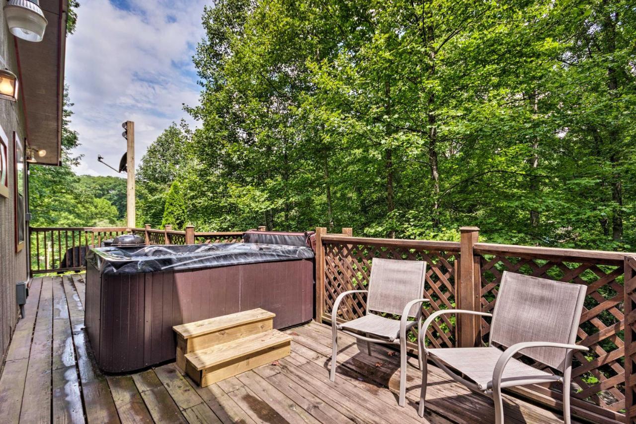 Bryson City Cabin In Smoky Mountains With Hot Tub! Exterior photo