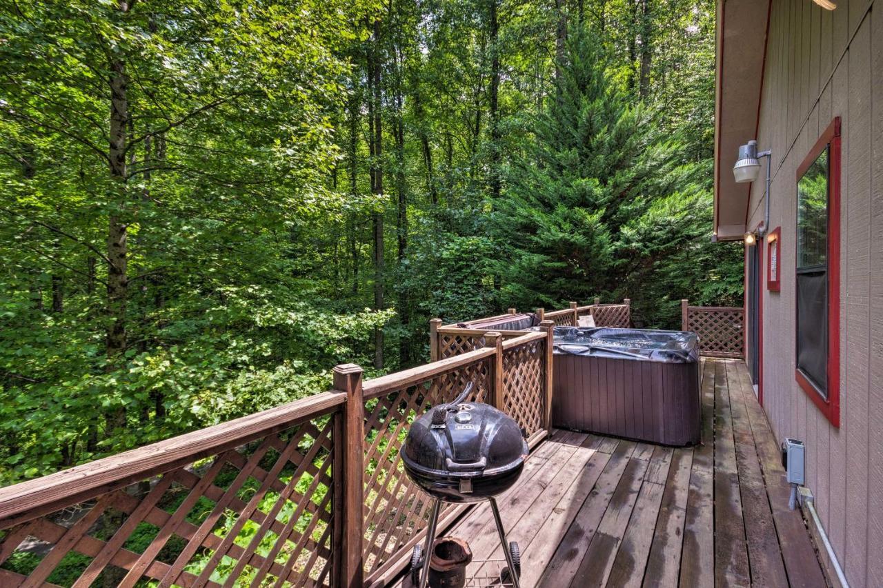 Bryson City Cabin In Smoky Mountains With Hot Tub! Exterior photo